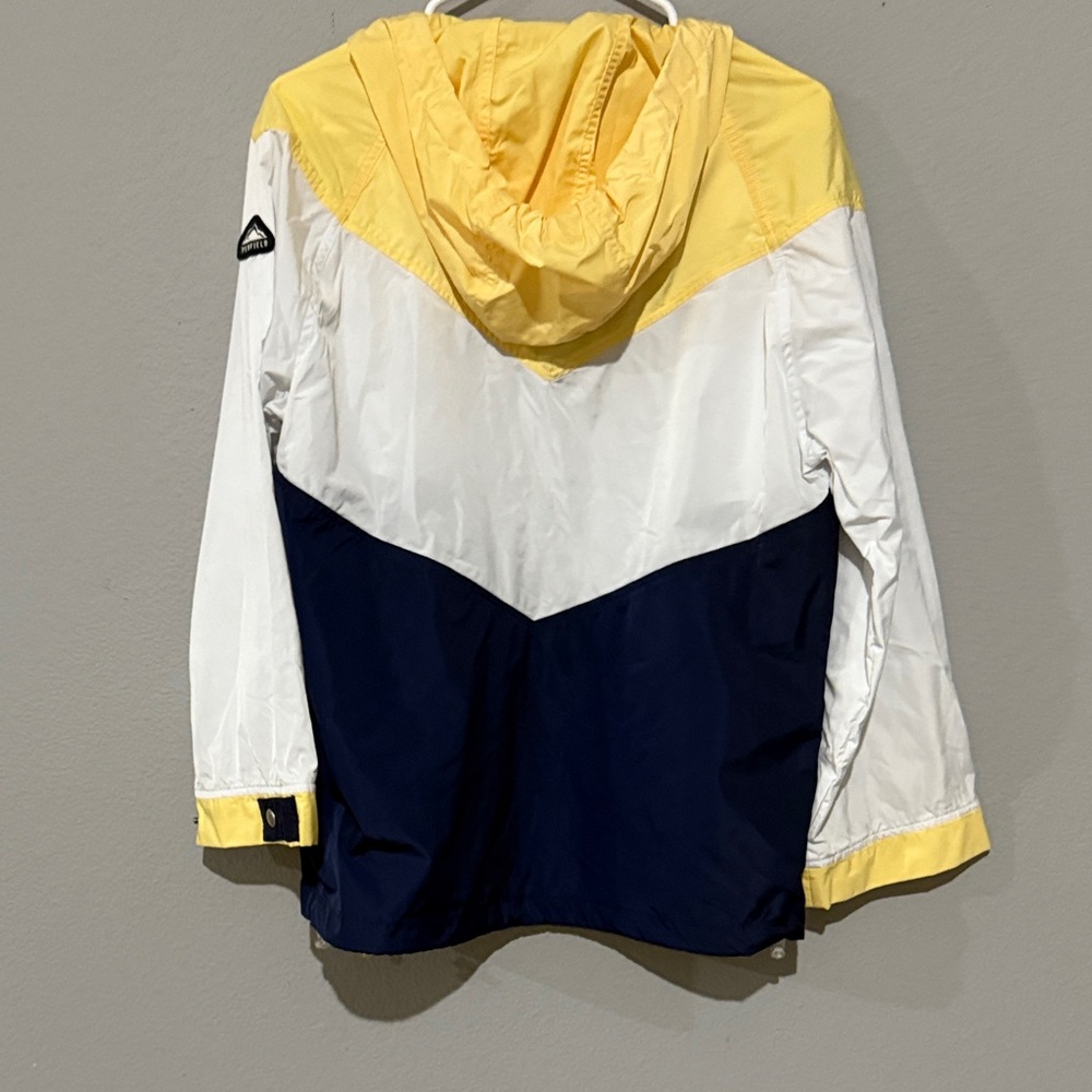 Penfield Yellow and Navy Utility Jacket rain jacket wind breaker - Picture 9 of 11